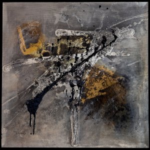 Jazz 60x60cm Acrylmischtechnik auf Leinwand