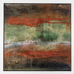 Herbstimpression 3, 50x50cm Acrylmischtechnik auf Leinwand